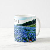 Mug Bluebonnets Blue Flowers Texas texan Floral Coffee (Devant droit)