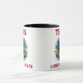 Mug Bluebonnets Cute Cat Texas Fleurs Lupine (Centre)