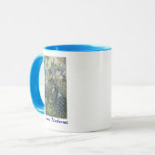 Mug Bluebonnets d'aquarelle (Devant gauche)
