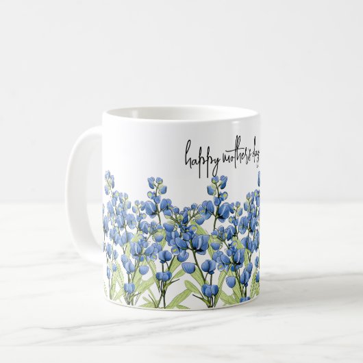 Mug Bluebonnets du printemps sud (Devant gauche)