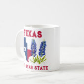 Mug Bluebonnets Texas State Flowers Lupine Lone Star (Devant gauche)