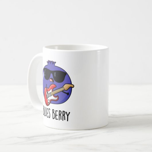 Mug Blues Berry Funky Fruit Pun (Devant gauche)