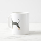 Mug Bluetick Coonhound Basic Breed Conception personna (Devant gauche)