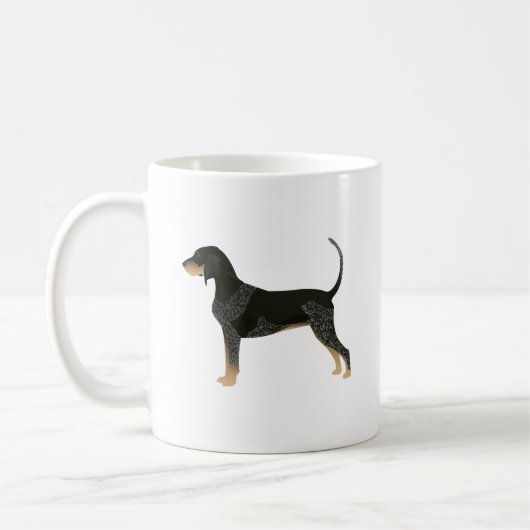 Mug Bluetick Coonhound Basic Breed Conception personna (Gauche)