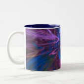 Mug Bluieal Fractal Face Art (Gauche)