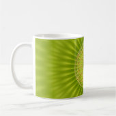 Mug Blume des Lebens | klein vert radial BG (Gauche)