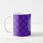Mug Blume Des Lebens Lichtgestalt | motif violet (Gauche)