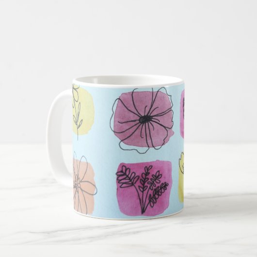 Mug Blumen Palette  (Devant gauche)