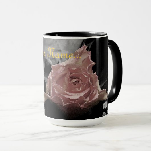 Mug Blumendesign neutre (Devant droit)