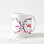 Mug Blumenkranz mit Vogel (Devant droit)