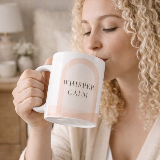 Mug Blush Arch Whisper Classic Mug, 11 oz