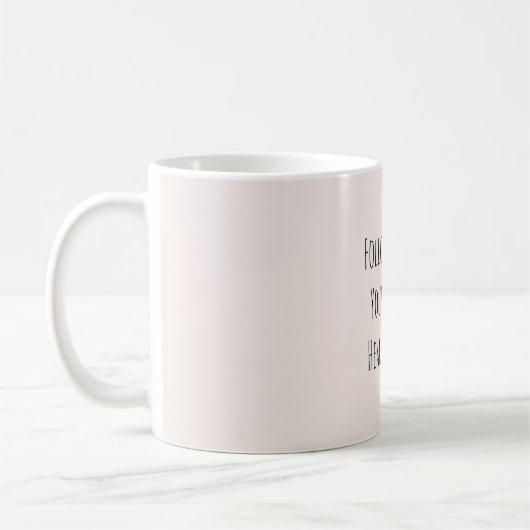 Mug Blush Bunny Rabbit Heart (Gauche)