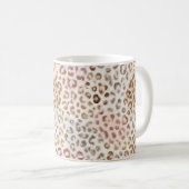 Mug Blush Chic Ivoire Léopard (Devant droit)