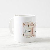 Mug Blush Pink Candles True Love (Devant gauche)