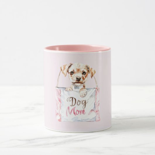 Mug Blush Pink Dog Mom Bag (Centre)
