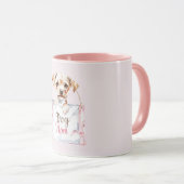 Mug Blush Pink Dog Mom Bag (Devant droit)