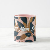 Mug Blush Pink Gold Boho Collection Feuille tendance (Centre)