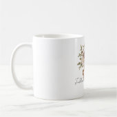 Mug Blush Pink Vase Chocolate Cream Flowers (Gauche)