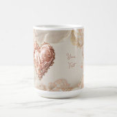 Mug Blush Rococo Heart Filigree Romantic Keepsake (Centre)