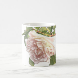 Mug Blushing Ivory Peach Rose