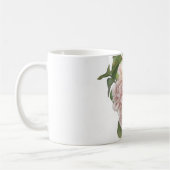 Mug Blushing Ivory Peach Rose (Gauche)