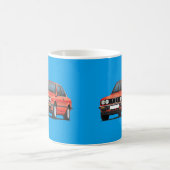 Mug BMW 3 séries, E30, rouge brillant (Centre)