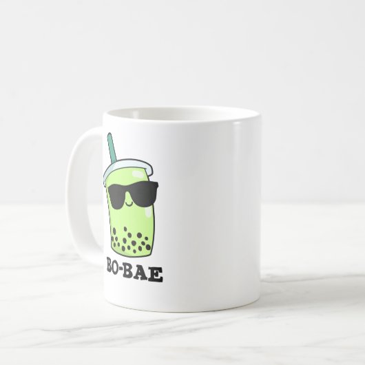 Mug Bo-bae Funny Boba Tea Pun (Devant gauche)