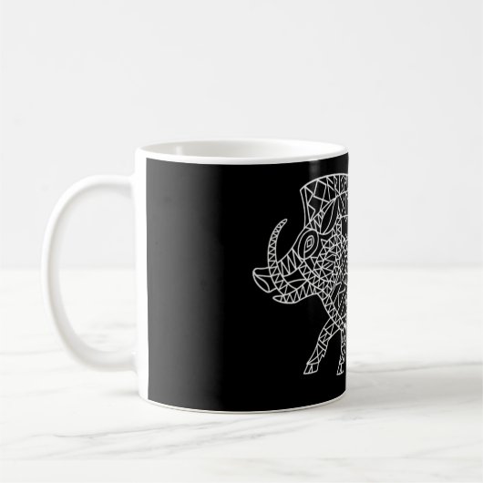 Mug Boar sauvage avec Runes (Gauche)