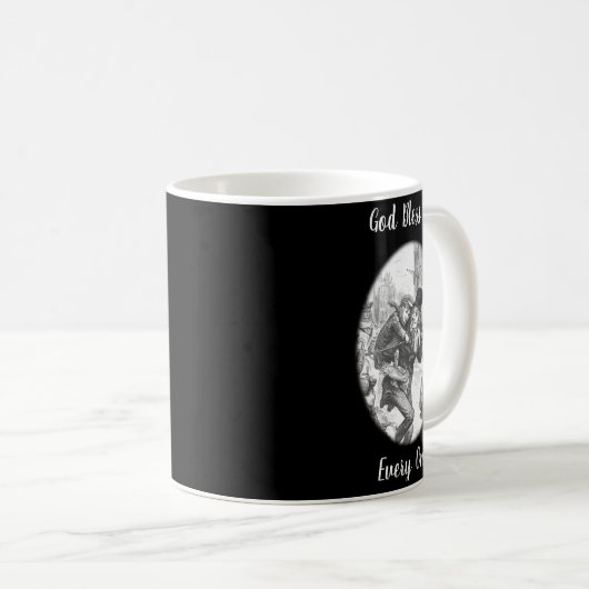 Mug Bob Cratchit Tiny Tim A Christmas Carol (Devant droit)