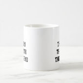 Mug Bob : Homme, mythe, légende, texte noir (Centre)