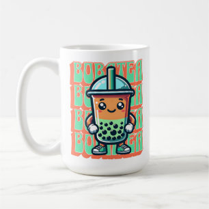 Mug Boba Bubble Tea Kawaii Cute Cartoon