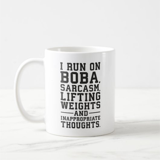 Mug Boba, Poids De Levage, Pensées Inappropriées, Sall (Gauche)
