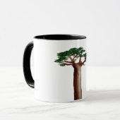 Mug Bobab Arbre Dessin Combo Musique (Devant gauche)