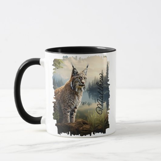 Mug Bobcat dans le défrichage (Gauche)