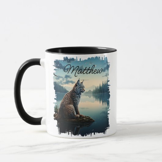 Mug Bobcat par Lake Sunrise Wilderness (Gauche)