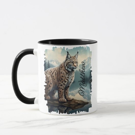 Mug Bobcat sur Rock Mountain Wilderness (Gauche)