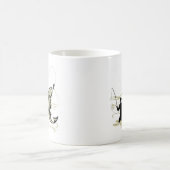 Mug Bobine de bâti de pêcheur de mouche avec l'amorce (Centre)