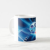 Mug Bobine de film de cinéma pour soirée cinéma (Devant gauche)