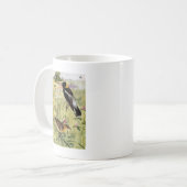 Mug Bobolinks, marguerites et trèfle rose (Devant gauche)