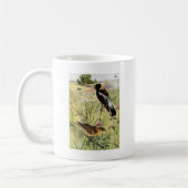 Mug Bobolinks, marguerites et trèfle rose (Gauche)