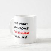 Mug bobsleigher, génial (Devant gauche)