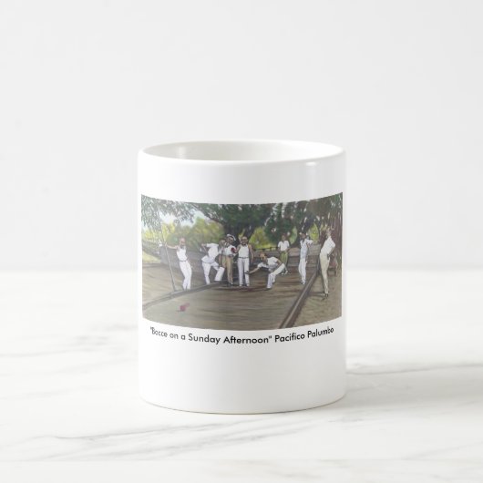 Mug "Bocce sur dimanche après-midi " (Centre)