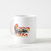 Mug Bocce Team Black Tribal Design (Devant gauche)
