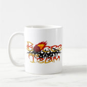 Mug Bocce Team Black Tribal Design (Gauche)