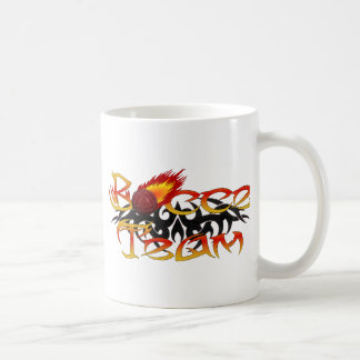 Mug Bocce Team Black Tribal Design