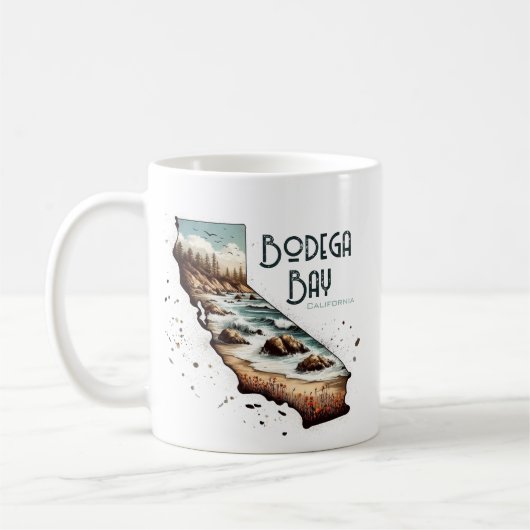 Mug Bodega Bay California Souvenir Cadeau (Gauche)