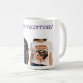 Mug Body manche courte "Mieux ensemble" pour bébé | En (Devant droit)