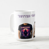 Mug Body manche courte "Mieux ensemble" pour bébé | En (Devant gauche)