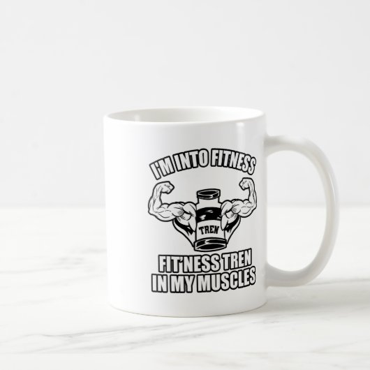 Mug Bodybuilder amusant (Droite)