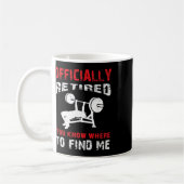 Mug Bodybuilder Retraite Cadeau Retraité Bodybuilding (Gauche)